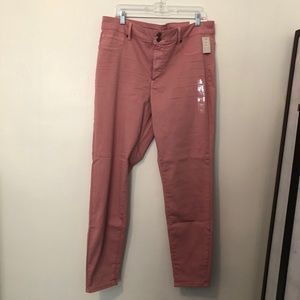 NWT Maurices High Rise Blush Jegging sz 18W long